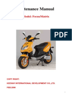 Keeway Focus /matrix Service Manual