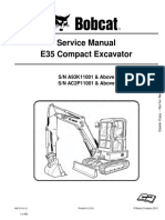 Bobcat E35 Date Back2013-2014