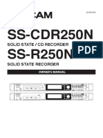 TASCAM e Ss-cdr250n Om Va Combo