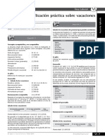 Aplicación Práctica Sobre Vacaciones