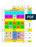 Kg2 B Schedule 2018-2019