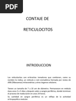 Contaje de Reticulocitos