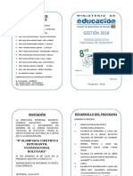 Programa Olimpiada Cientifica Diptico