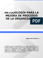 Metodologia Mejora Procesos