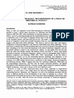 Linguistics Vs Philology Self Definition of A Field or Rhetorical Stance?