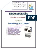 Determinacion de Cenizas