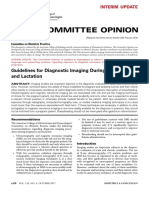 Guideline ACOG Diagnostic Imaging During Pregnancy PDF