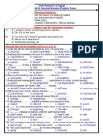 GSEC 2018 English Exam Second Session