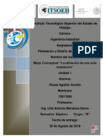 Mapa Conceptual Localización de Una Solo Instalación