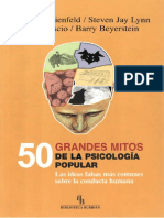 Lilienfeld Lynn Ruscio Bayerstein 2010 50 Grandes Mitos de La Psicología Popular PDF