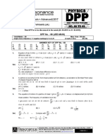 Class XI Physics DPP Set (27) - Previous Chaps - SHM