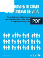 El Acogimiento Como Oportunidad de Vida UNICEF-1