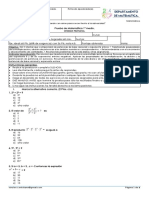 04 Prueba Mátemática Números Potencias 1° Medio