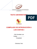 Introduccion A Los Costos I PDF