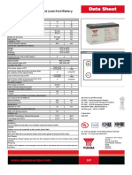 NP-Series - Valve Regulated Lead Acid Battery: Layout