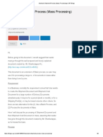 Standard Shipment Process (Mass Processing) : LE (Logistics Execution)