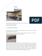 Construcción de Una Pérgola Adosada