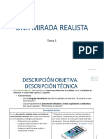 Tema 5 - Una Mirada Realista - Lengua 1º ESO - Revisado