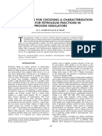 Some Guidelines For Choosing A Characterization Method For Petroleum Fractions in Process Simulators