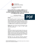 Aplicacion de Logica Difusa en La Gestion Del Mantenimiento de Una Central