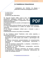 Simulado Tendências Pedagógica - Pedagogia para Concursos