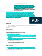 La Manifestación de Impacto Ambiental Investigacion