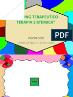 Setting Terapeutico Terapia Sistemica