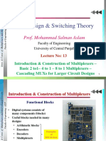 Lec 13 - Intro & Const. of Multiplexers