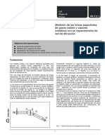 Medicion de Lineas Espectrales Con Goniometro PDF