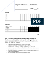 Grille D - Evaluation Excel