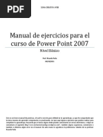 Manual de Ejercicios de Power Point