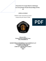 Alternatif Desain Konstruksi Terowongan Headrace Bendungan Warsamson Kabupaten Sorong Dengan Metode Elemen Hingga 2D Dan 3D Kukuh Prasetyo Pangudi Utomo 0910640053 PDF