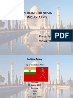 Emerging Trends in Indian Army: Presented by Vipinkrishna.c