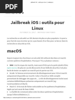 Jailbreak IOS - Outils Pour Linux - Matteyeux