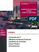 Auditoria de Controles Usando COBIT 5 e ISO 27002 PDF