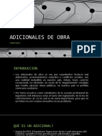 Adicionales de Obra