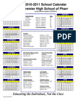 2010-2011 Calendar Pharr