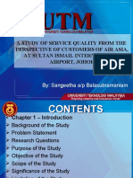 A Study of Service Quality From The Perspective of Customers of Air Asia, at Sultan Ismail International Airport, Johor