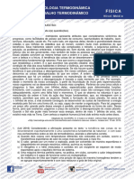 01 - Termologia - Termodinamica - Trabalho Termodinamico - Nivel Medio PDF