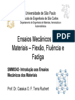 Aula 8 Ensaio Flexao - Fluencia - Fadiga PDF