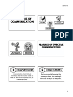 Functions, Features, and Barriers To Communication