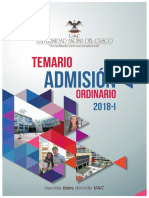 Admision Temario Uac 2018 1