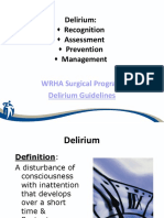 Recognition Assessment Prevention Management: Delirium