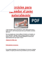 Ejercicios para Agrandar El Pene Naturalmente