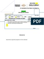 F Examen Escrito Final 2016 I Wilber Arzubialde Caviedes