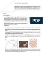 La Proporción en Arquitectura