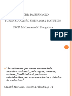 Apresentação Da Disciplina HST Educação