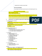 1 Human Rights Course Outline Table