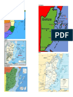 Mapas de Rios, Lagos, Montañas, Volcanes, Departamentos de Centroamerica Solo Imagen