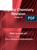 Organic Chemistry Revision: Grade 10